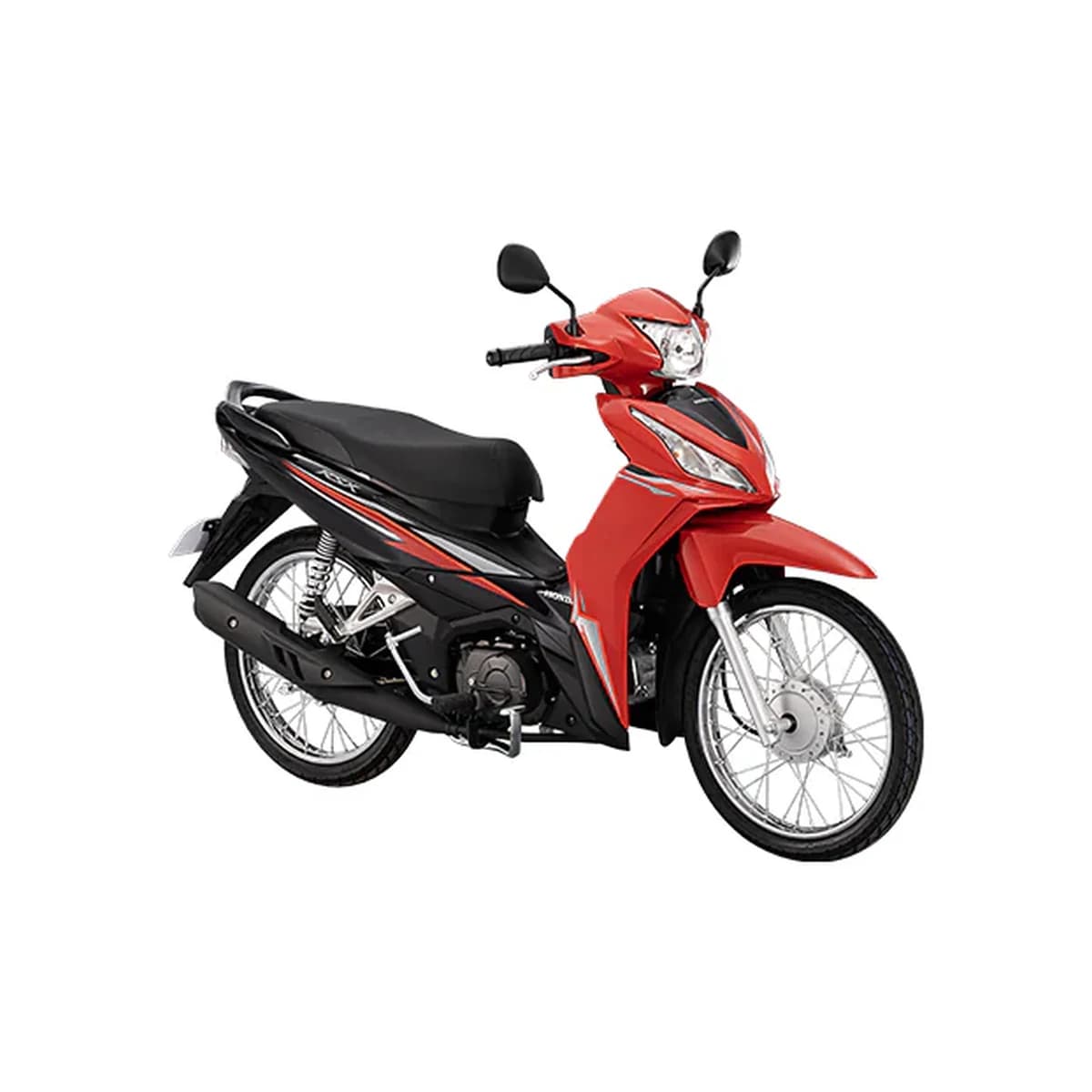 Honda Wave RSX Drum motorcycle in red