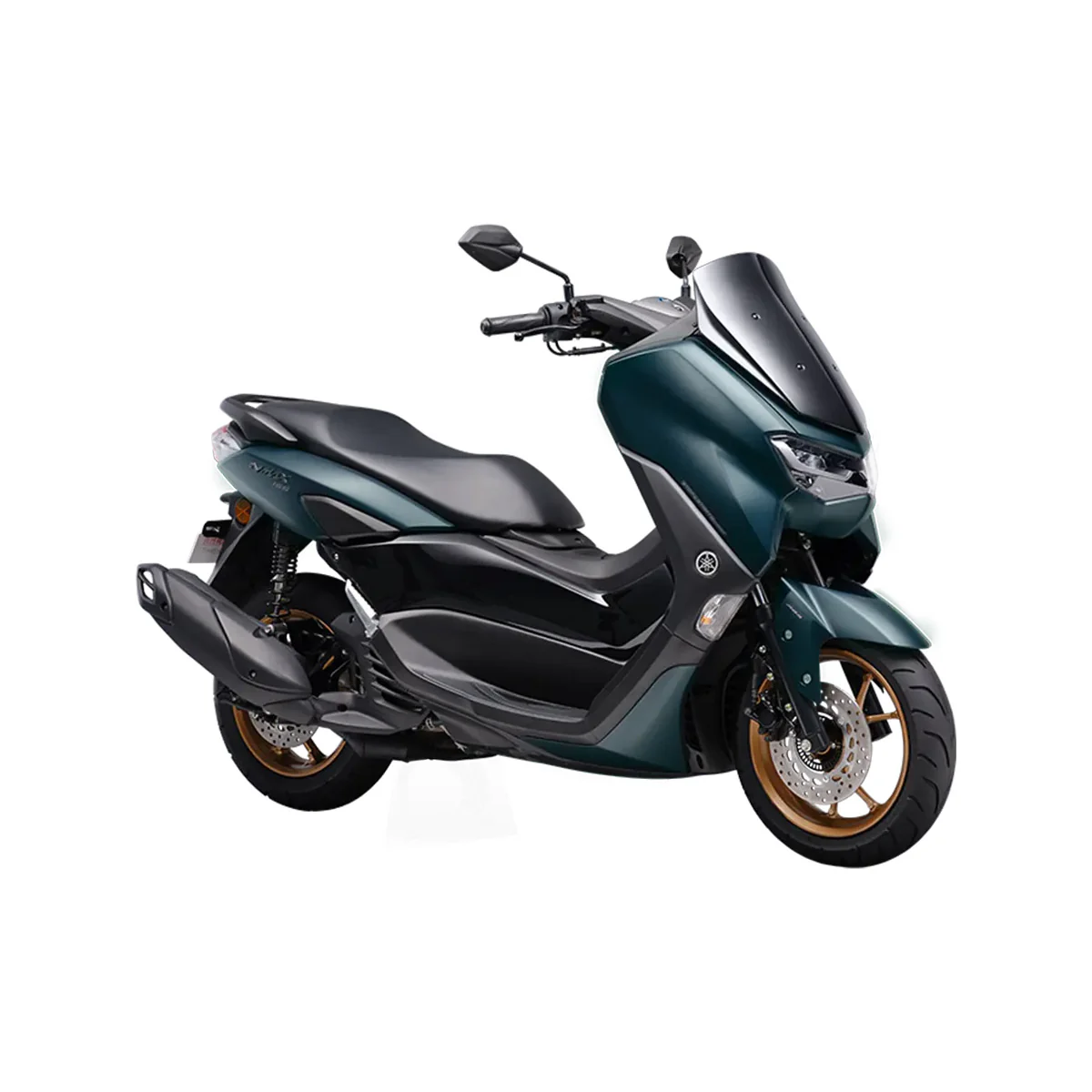 Previous-generation Yamaha NMAX V2 motorcycle in Dark Petrol