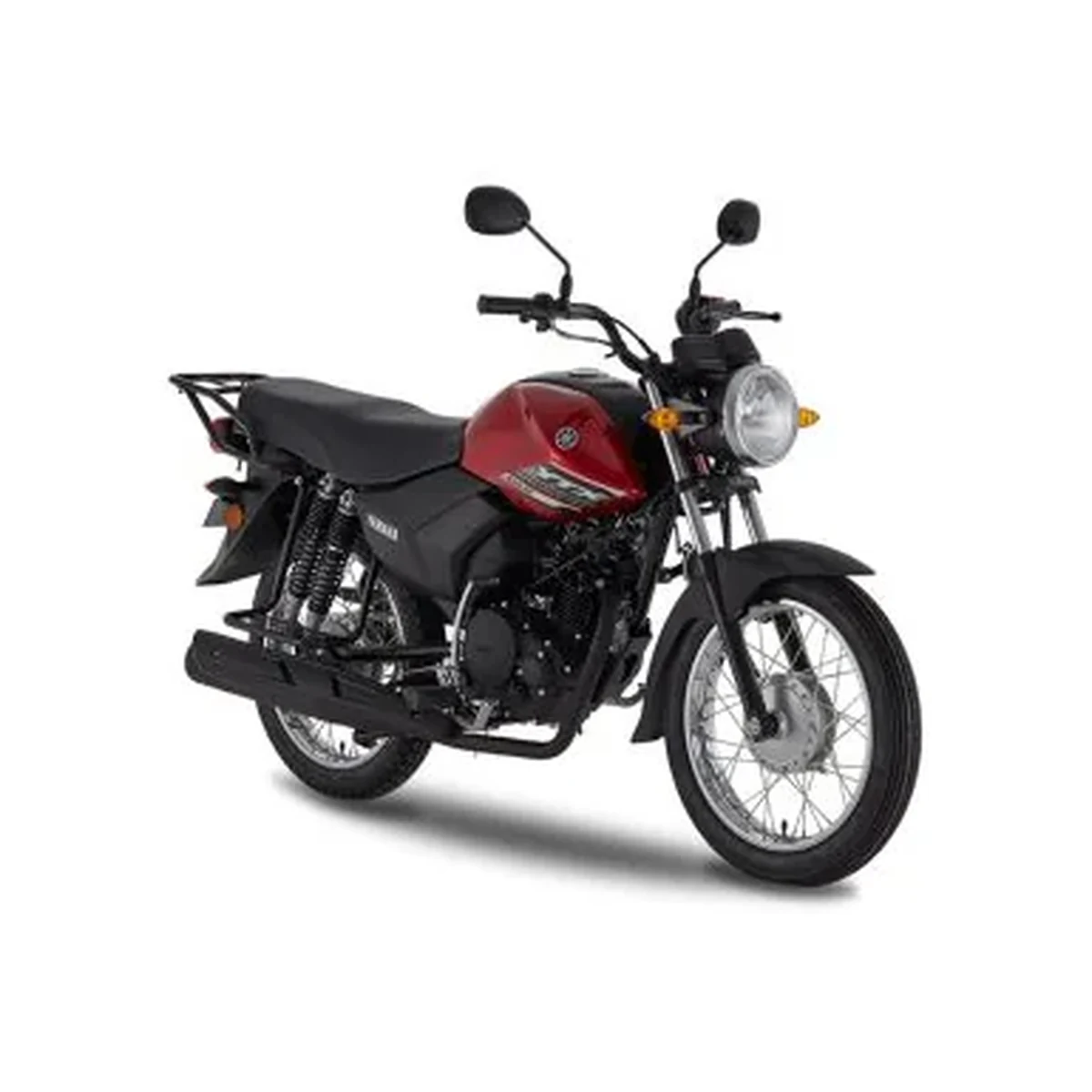Yamaha YTX 125 motorcycle in red