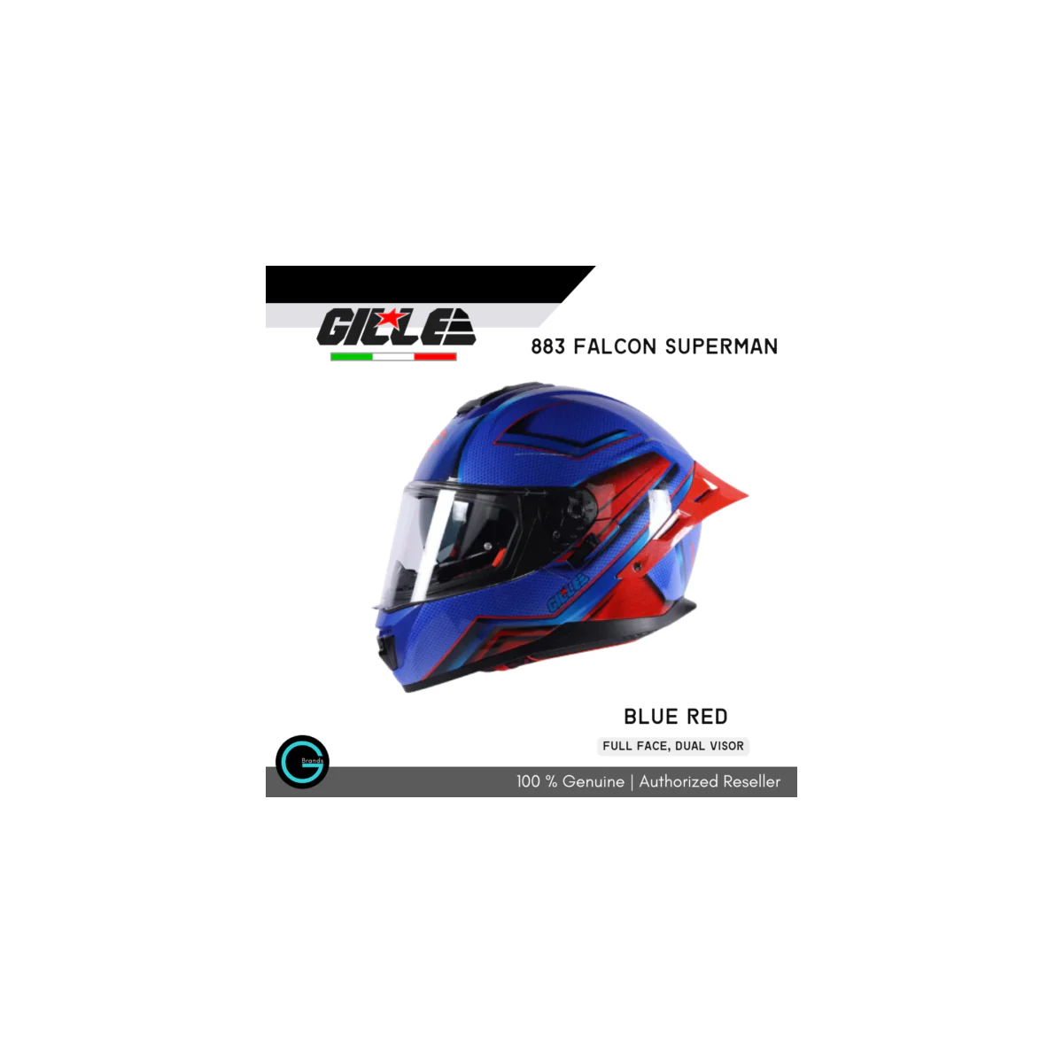 Gille 883 Falcon full-face motorcycle helmet