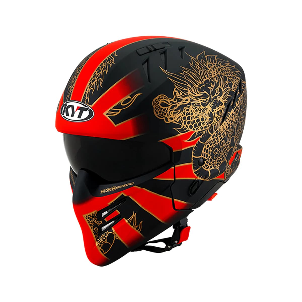 KYT Ballistic convertible city motorcycle helmet