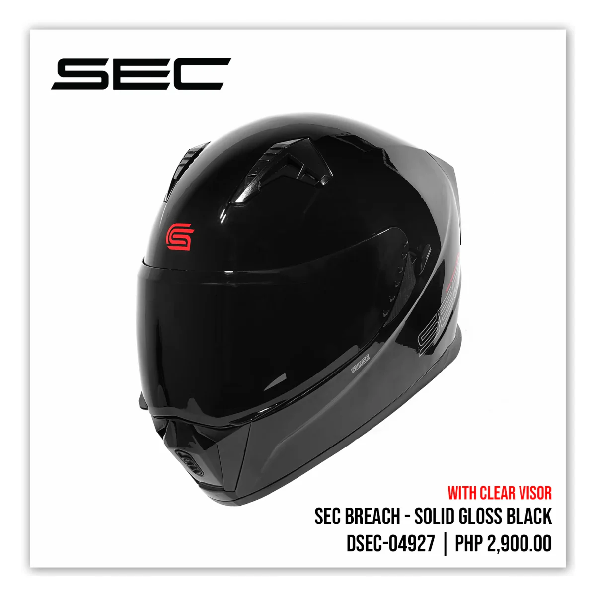 SEC Breach full-face motorcycle helmet