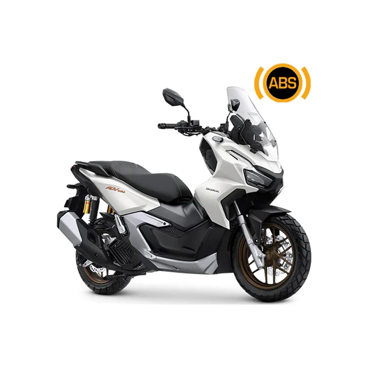 Honda ADV160 motorcycle in white