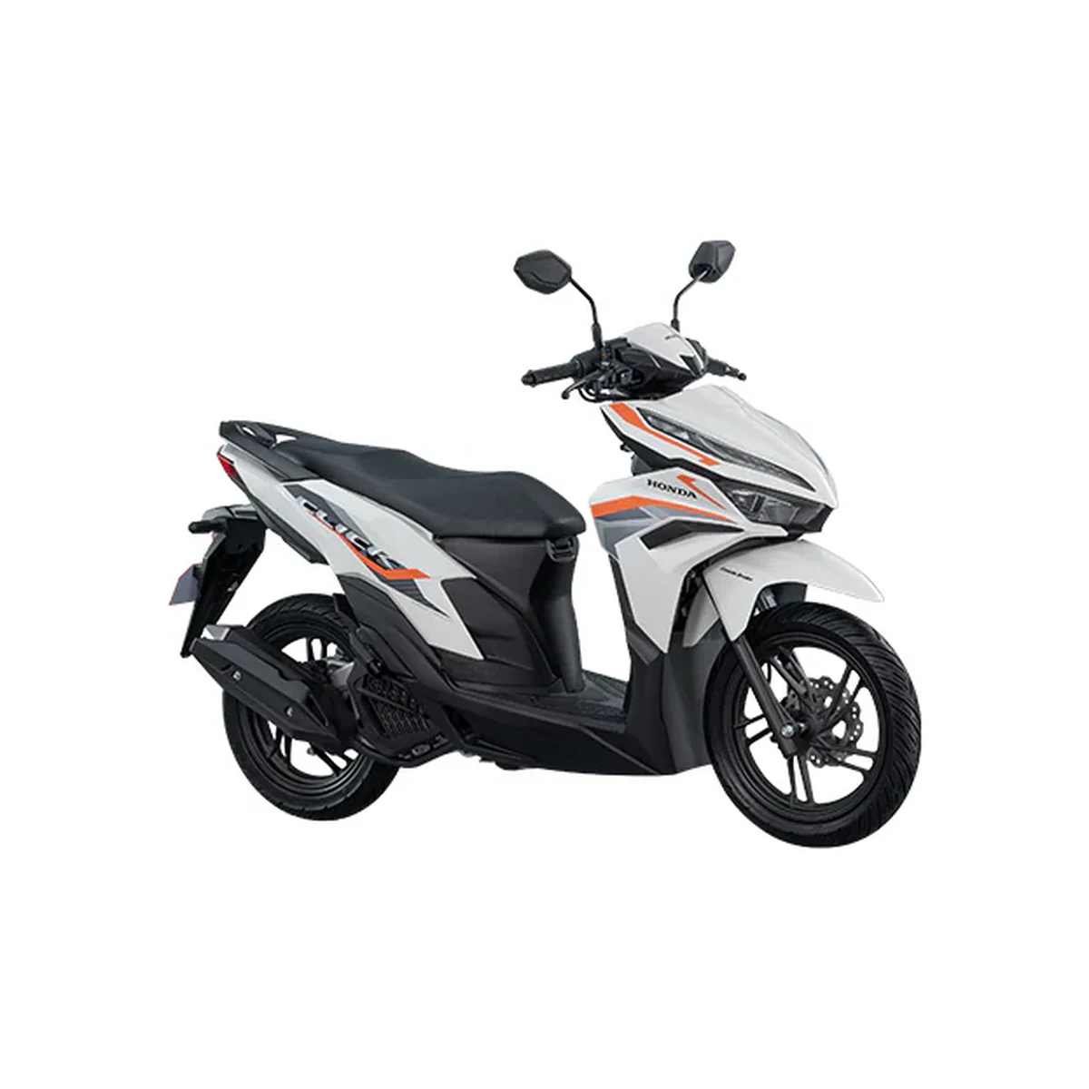 Honda Click125 motorcycle in white