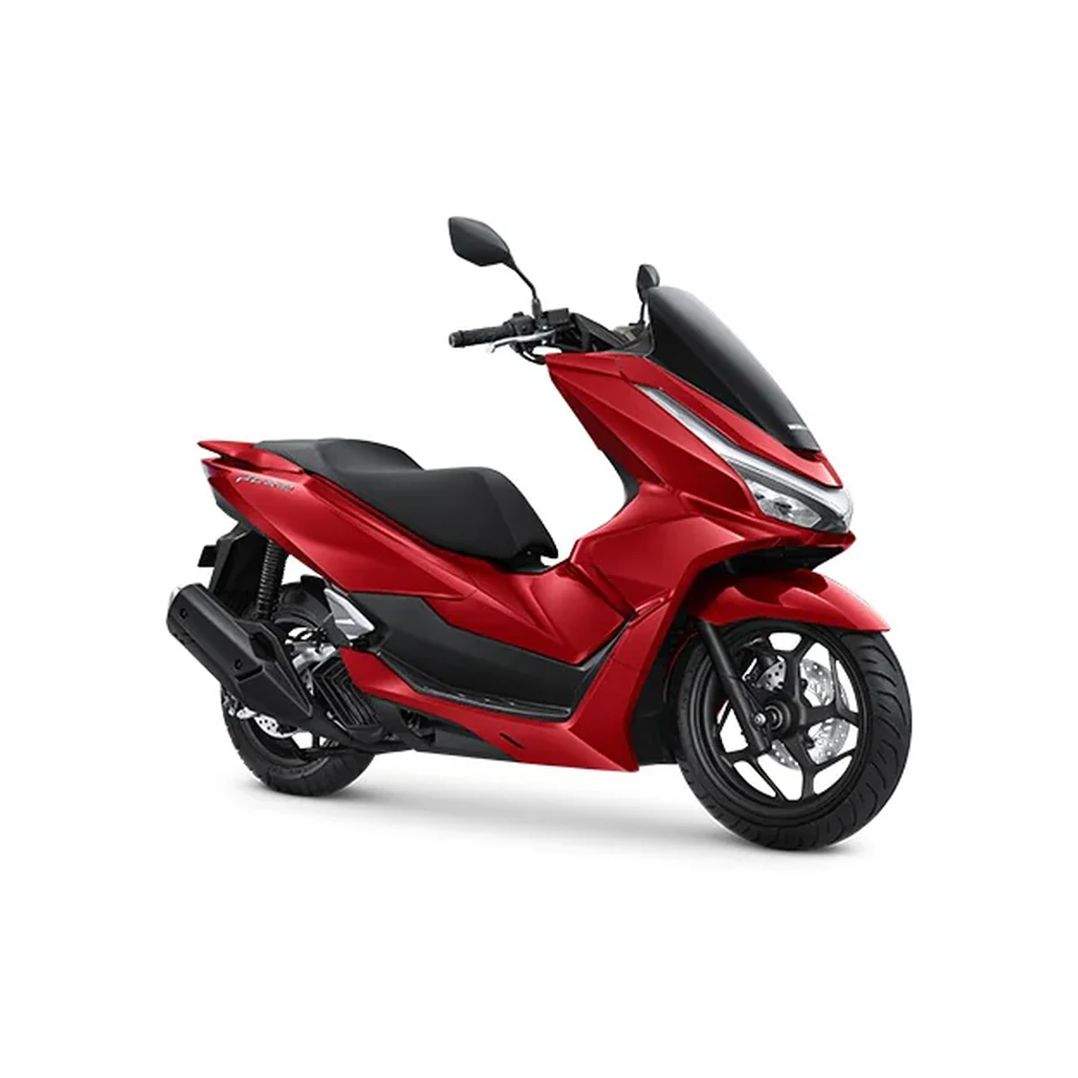 Honda PCX160 Standard motorcycle in Vortex Red Metallic