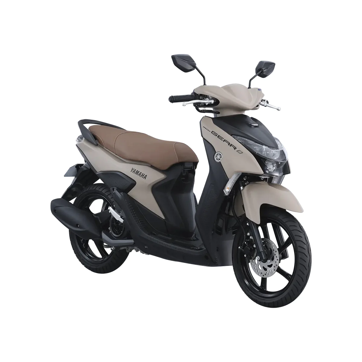 Yamaha Mio Gear motorcycle in brown